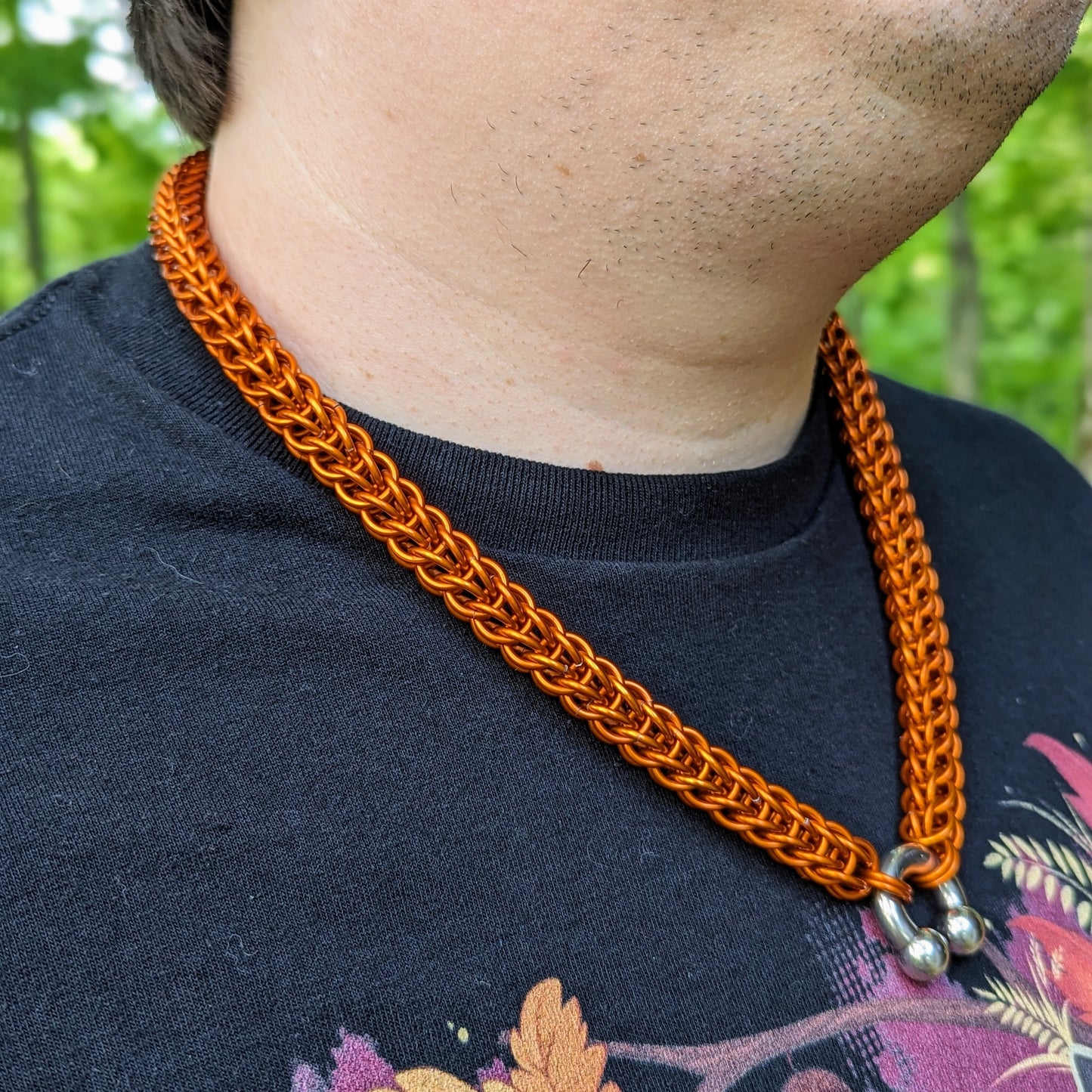 Personalized Full Persian Chainmail Necklace
