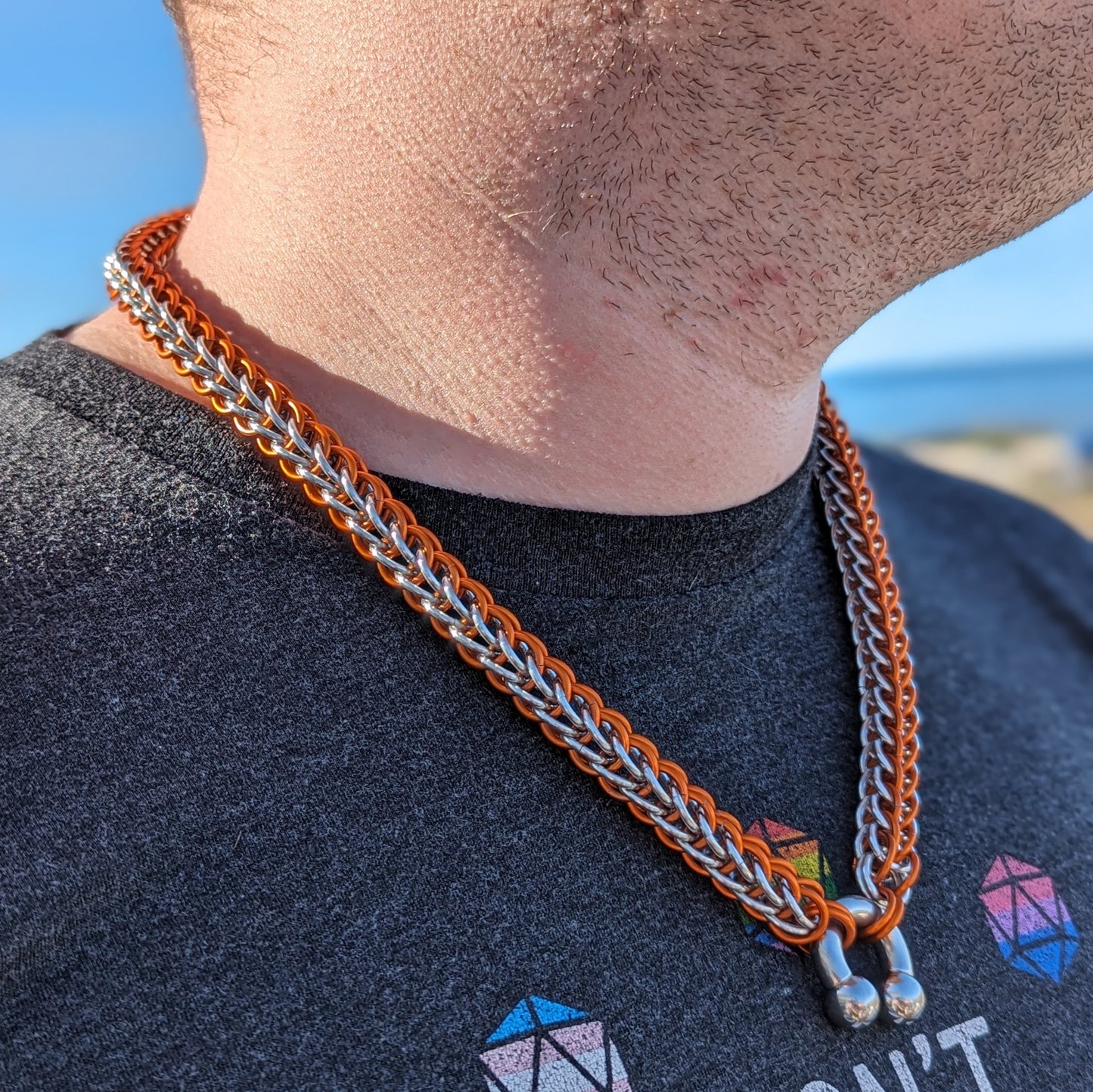 Personalized Full Persian Chainmail Necklace